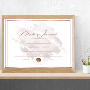 TAA Branded Certificate Template Download