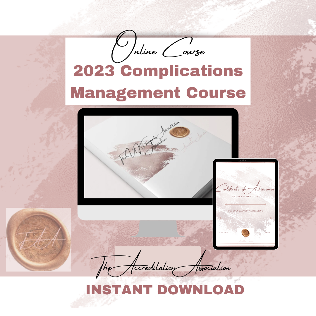 Complications Management & Hyaluronidase 2023 Course